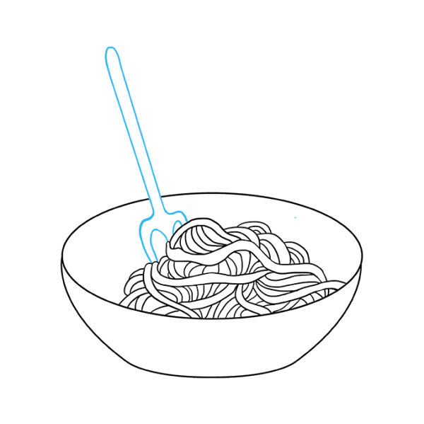 Спагетти гравюра