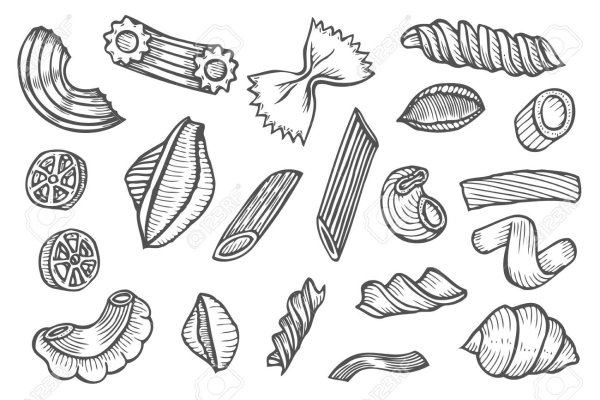 Раскраска макароны