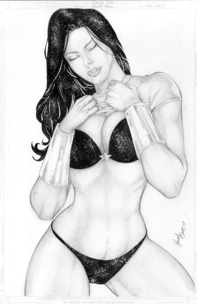 Зарисовки женской фигуры