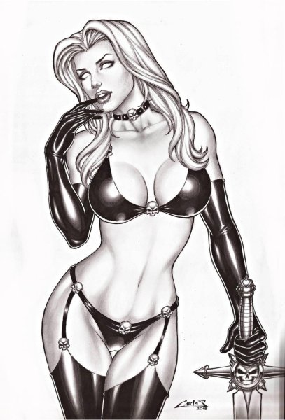 Попа рисунок