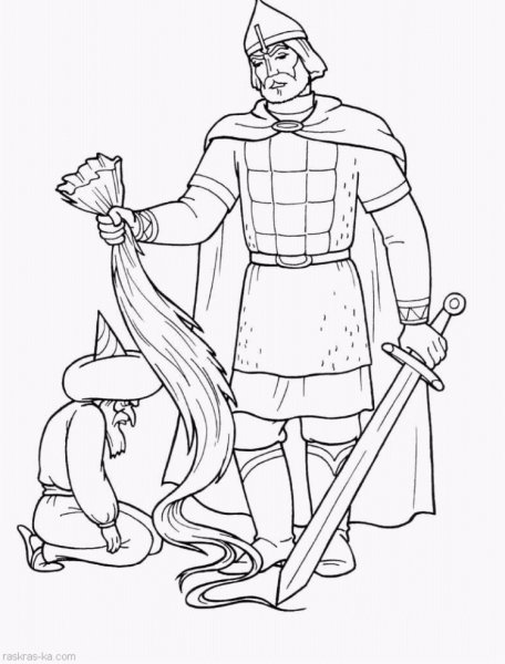 Иллюстрации к опере Руслан и Людмила легкая