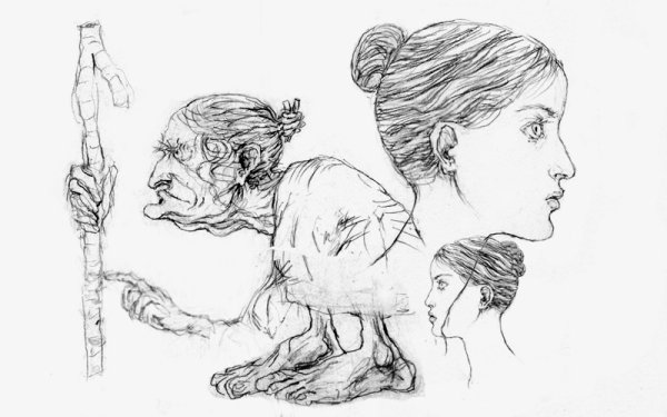 Руслан и Людмила рисунок