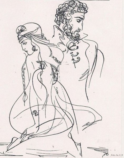 У Лукоморья дуб зеленый рисунок для детей