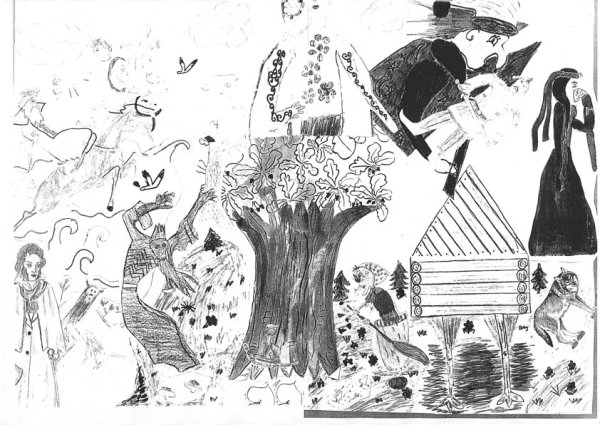 Рисунок к сказке 1000 и 1 ночь