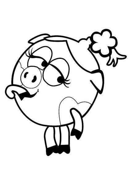 Смешарики рисунки карандашом