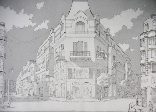 Город карандашом