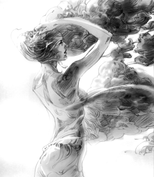 Художник Чжан Вебер карандаш