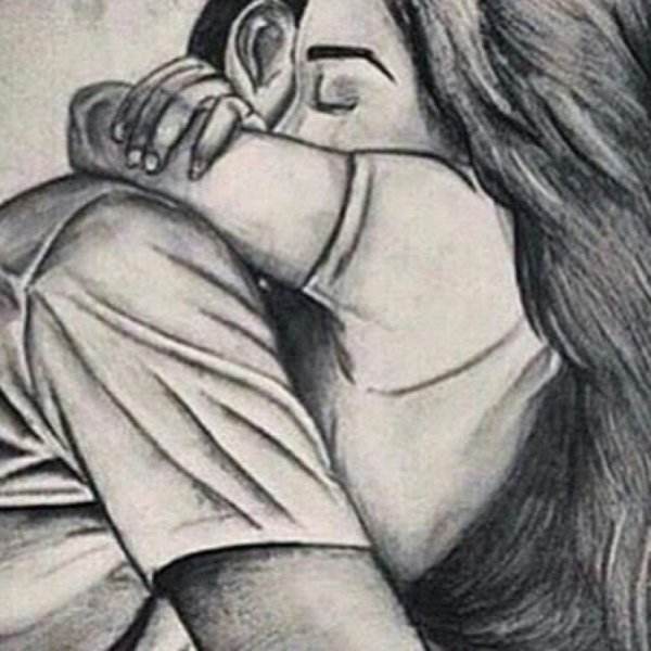 Обнимаю рисунок