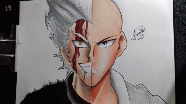 Прорисованы Сайтама аниме