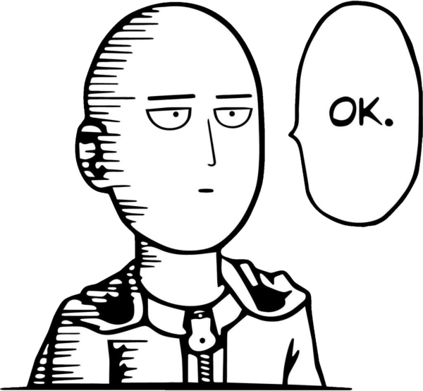 Сайтама чб аниме