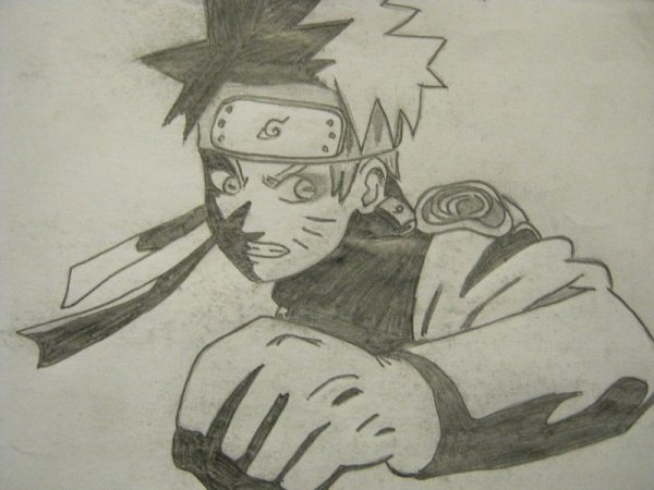 Наруто из Наруто нарисова