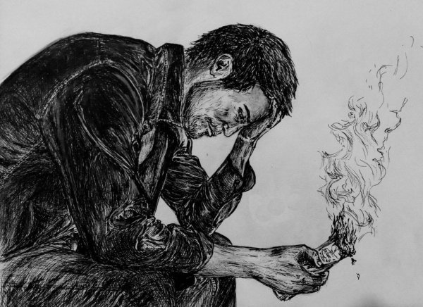 Отчаяние рисунок