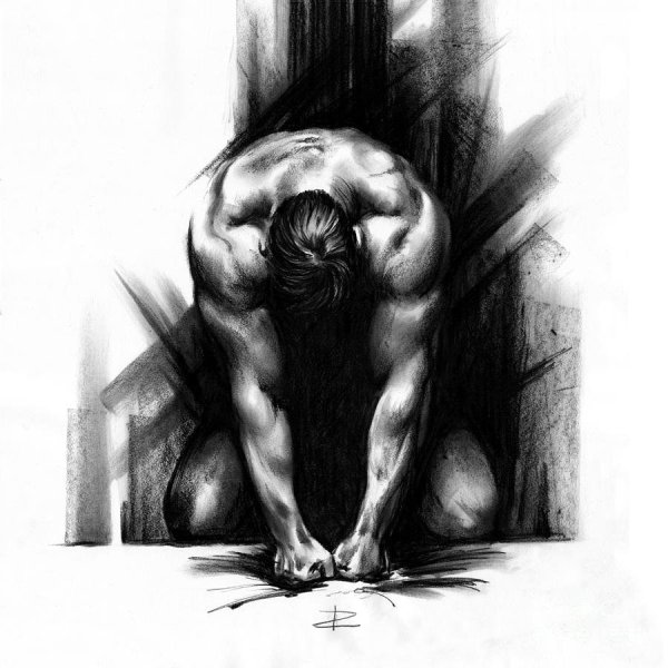 Одиночество рисунок