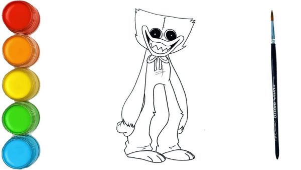 Раскраска попиплейтайм