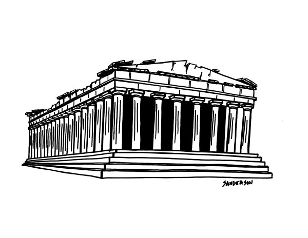 Храм Парфенон реконструкция