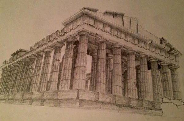 Храм Артемиды Эфесской для срисовки