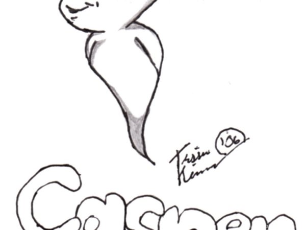 Каспер трафарет