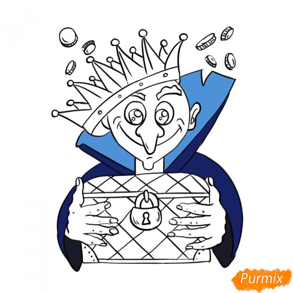 Раскраска Кощей Бессмертный для детей