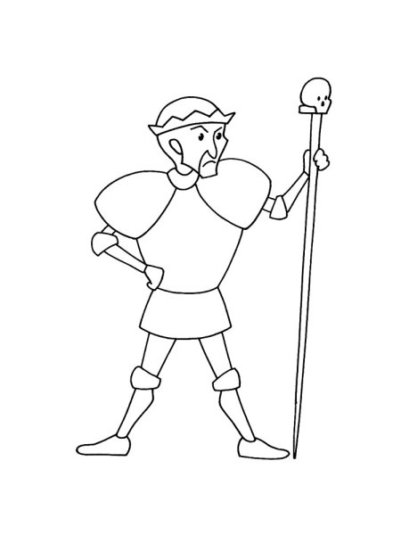 Кощей Бессмертный для срисовки