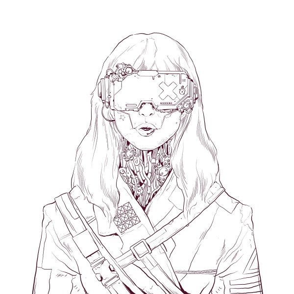 Киборг эскиз