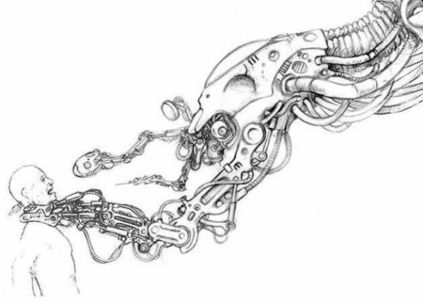 Киберпанк карандашом