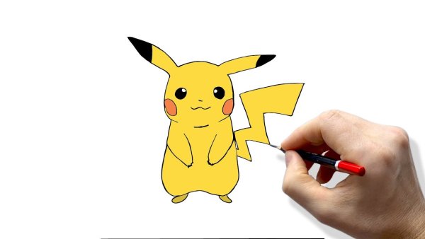 Рисунок Пикачу по этапно