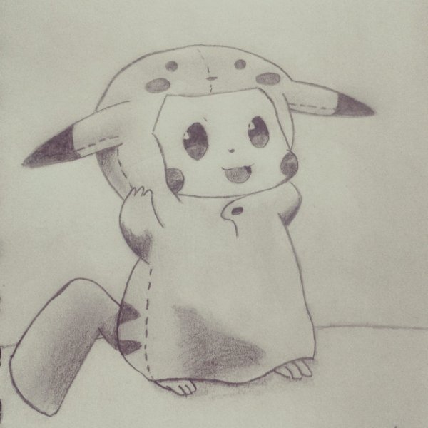 Пикачу набросок