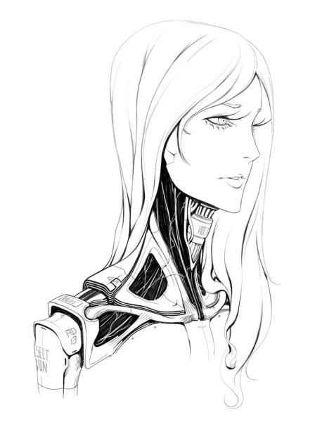 Раскраска киберпанк 2077