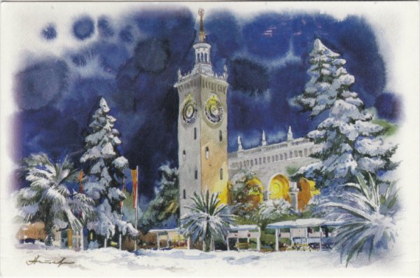 Город Сочи картина