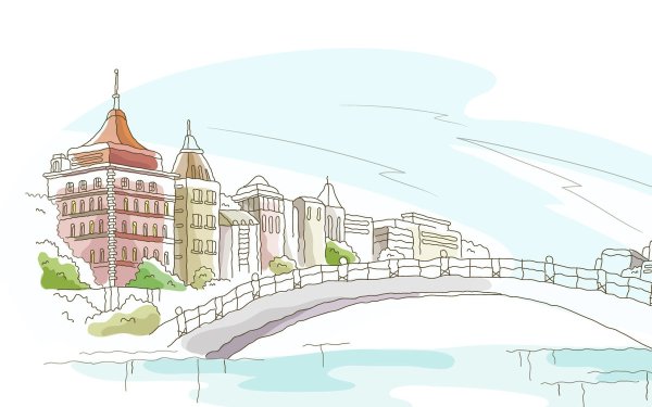 Город рисунок