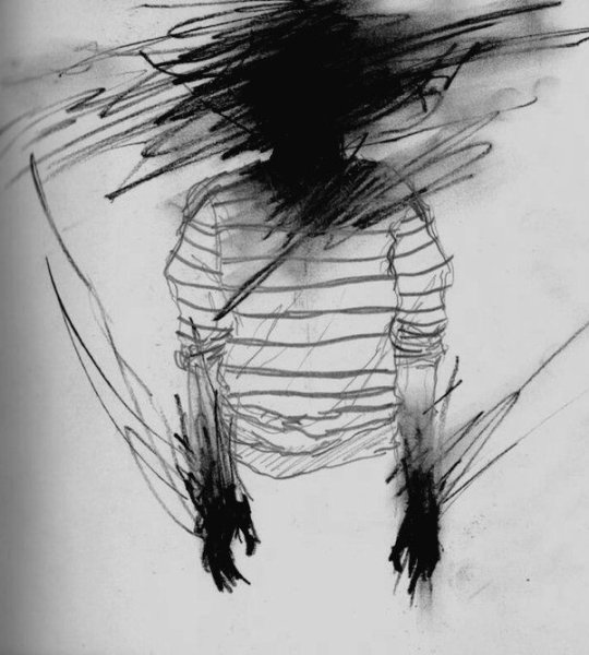 Депрессивные рисунки карандашом