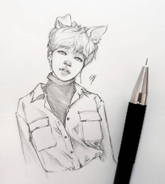 БТС для срисовки Чимин