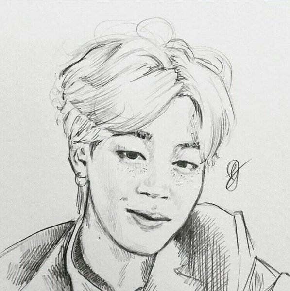 БТС зарисовки Чимин