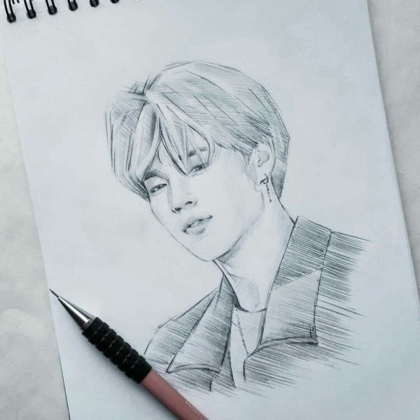 Раскраски BTS Чимин