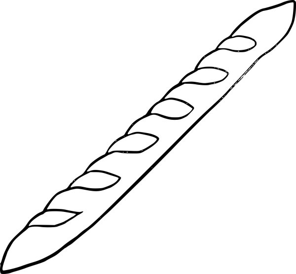 Трафарет хлеба для рисования