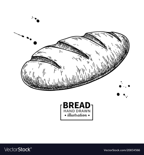 Поэтапное рисование батон