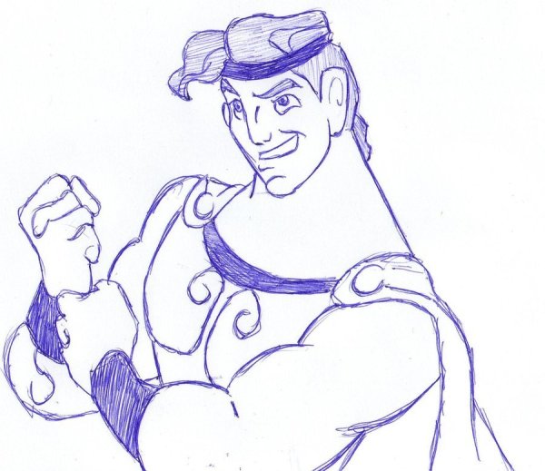 Геркулес эскиз