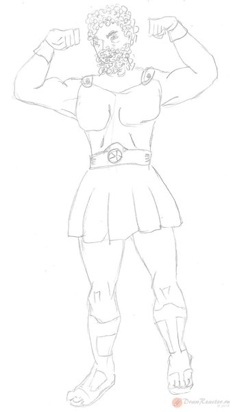 Геракл рисунок