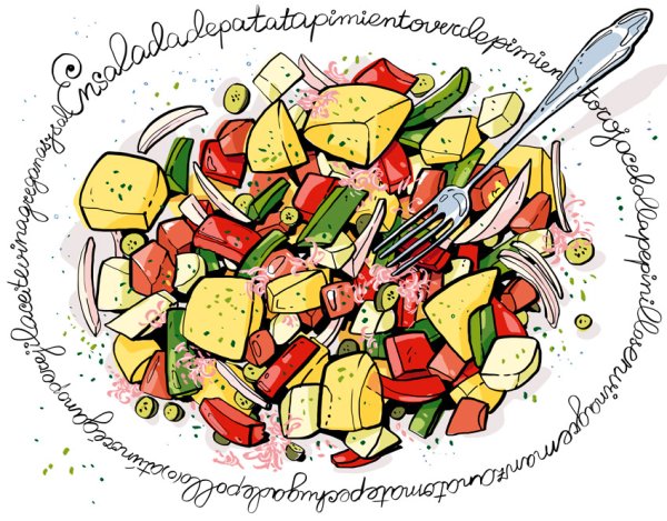 Салат скетч