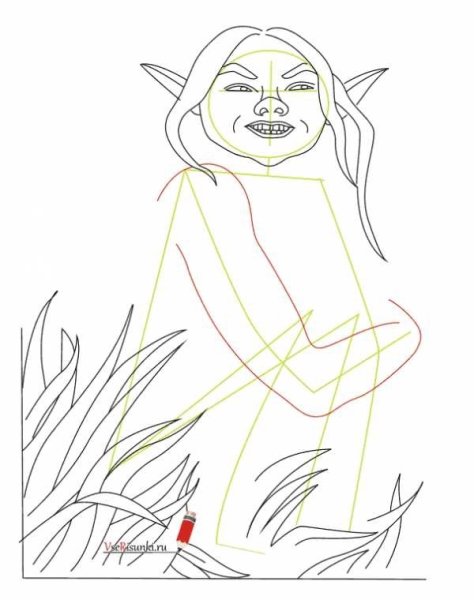 Баба Яга раскраска