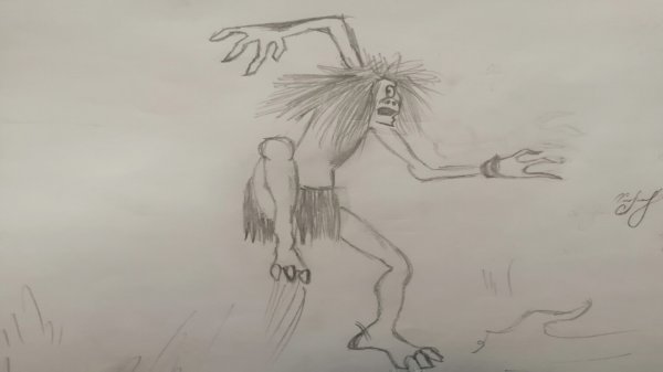 Злая волшебница рисунок