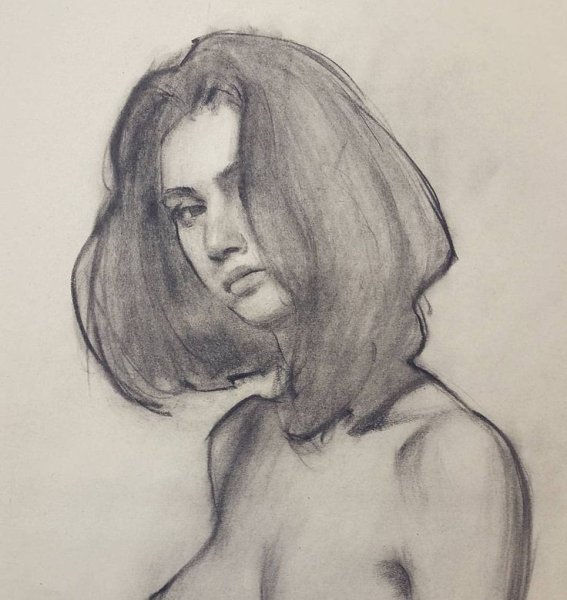 Человек карандашом