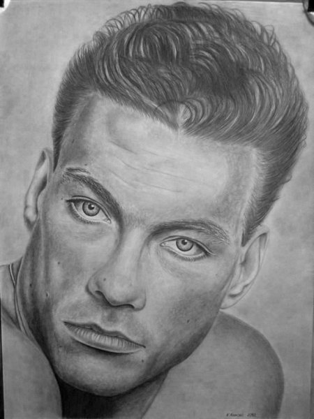 Портреты актеров карандашом