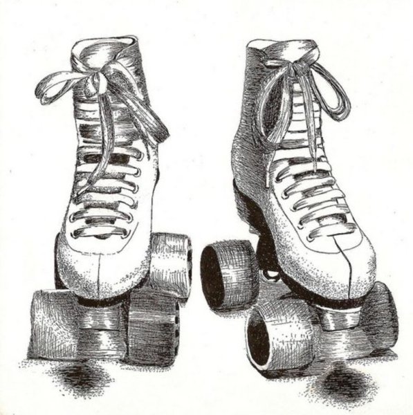 Роликовые коньки Наброски