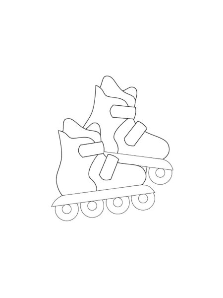 Роликовые коньки контур