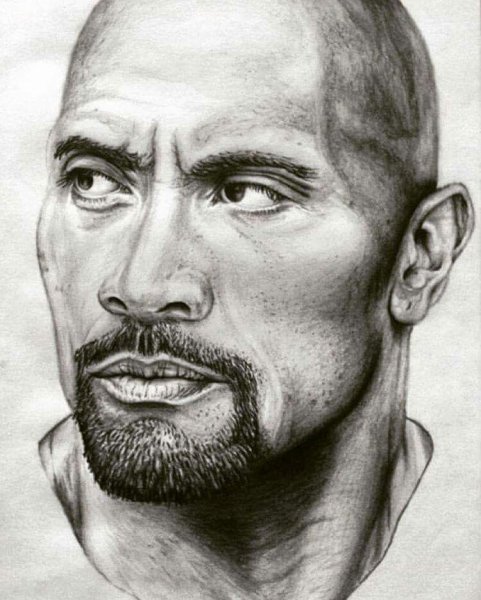 Жан Клод Ван Дамм рисунок