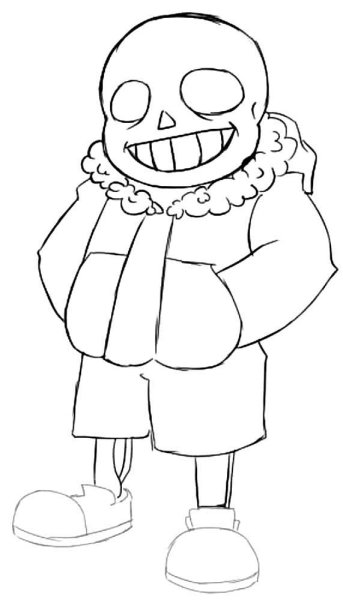 Рисование Санса