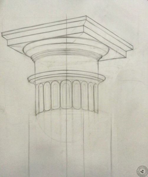 Капитель рисунок