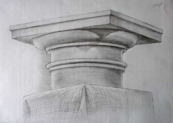 Дорическая Капитель в Академии Репина