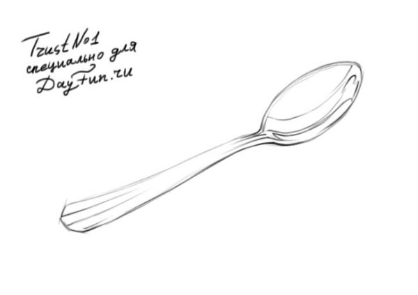 Зарисовка ложки